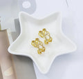 CZ Double Oval Link Adjustable Ring, Sku#LD247