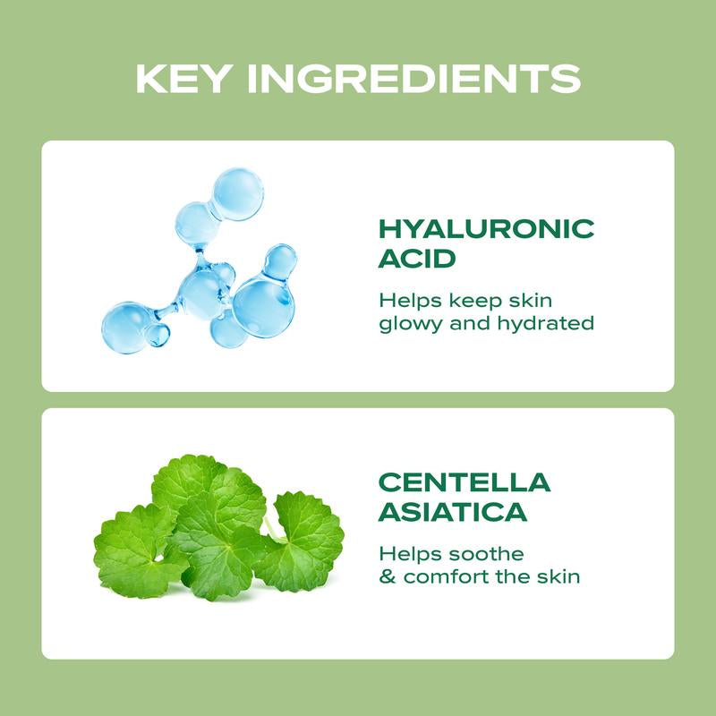 [Blanc Nature Official Shop] Calming Serum for Face, Soothing & Hydrating Facial Serum for Sensitive Skin, Lightweight Daily Care with Hyaluronic Acid, Centella Asiatica & Panthenol, Korean Skincare for Glass Skin, 1.01 Fl Oz
