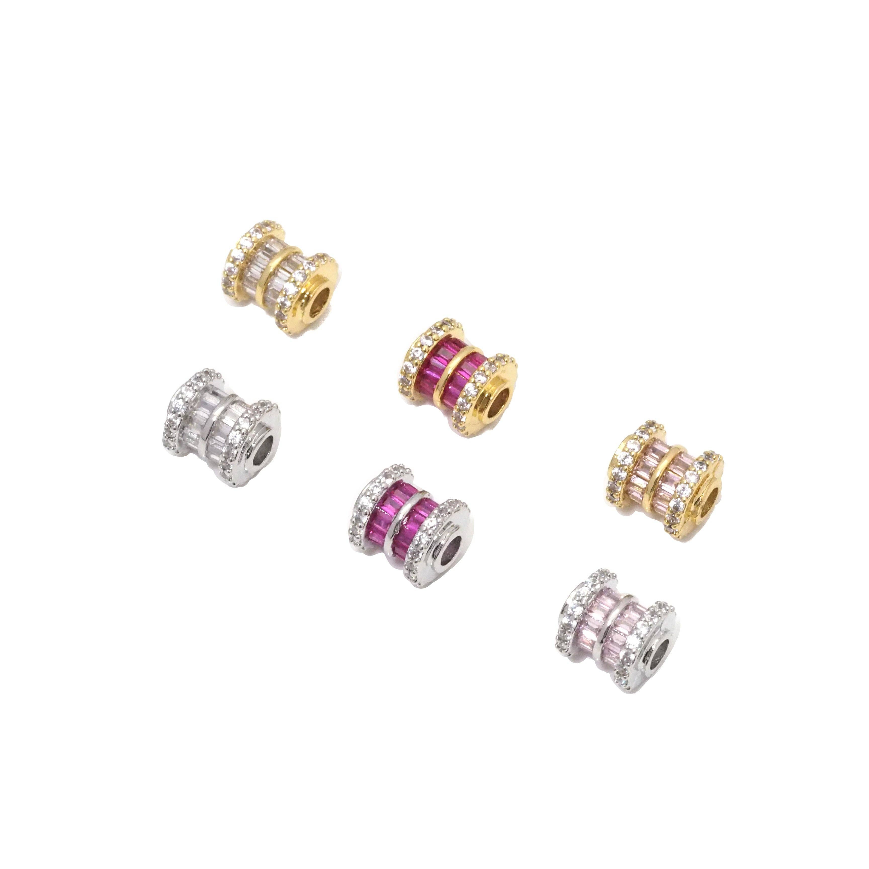 Gold Silver Dainty Chain with Tube Spacer Necklace,sku#EF310