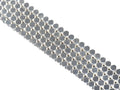Bright Silver Hematite Cube beads, 4mm/6mm, sku#S148