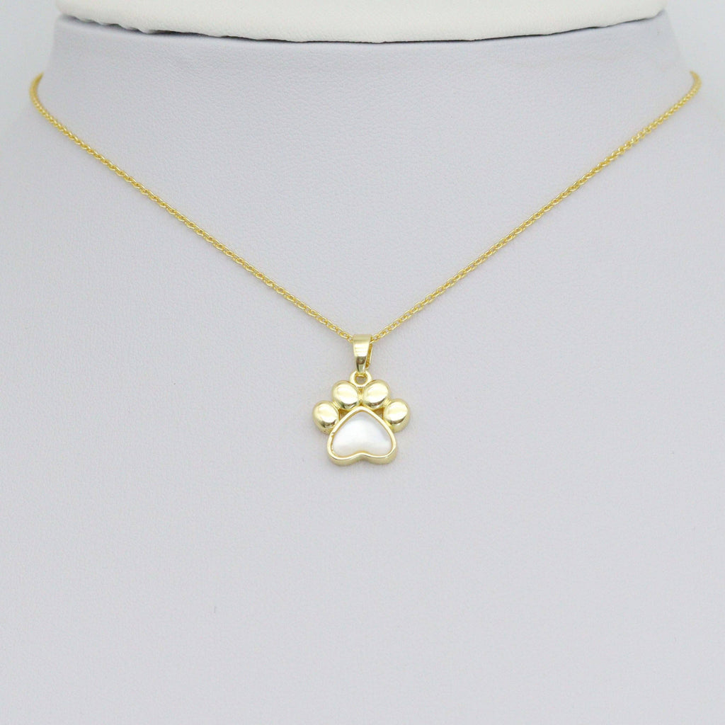 Mother of Pearl Paw claw Charm Pendant, Sku#LX793