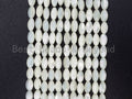 3x6/5x8/6x9/6x12/6x15/8x10/9x12mm  White Mother of Pearl, Drum/Barrel shaped Beads, White Shell Beads, 15.5inch Full Strand, sku#T36