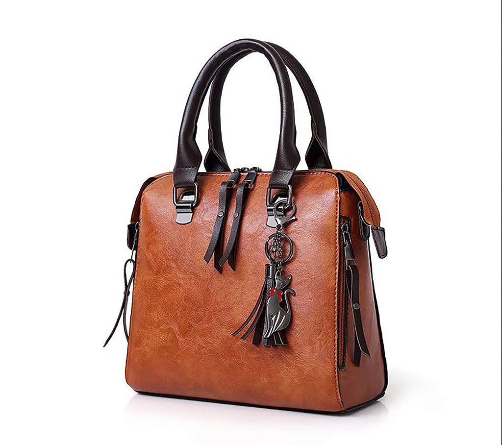 Ensemble de sacs messager 4 pièces en cuir vintage | Ensemble de sacs fourre-tout, pochette et portefeuille de luxe en cuir
