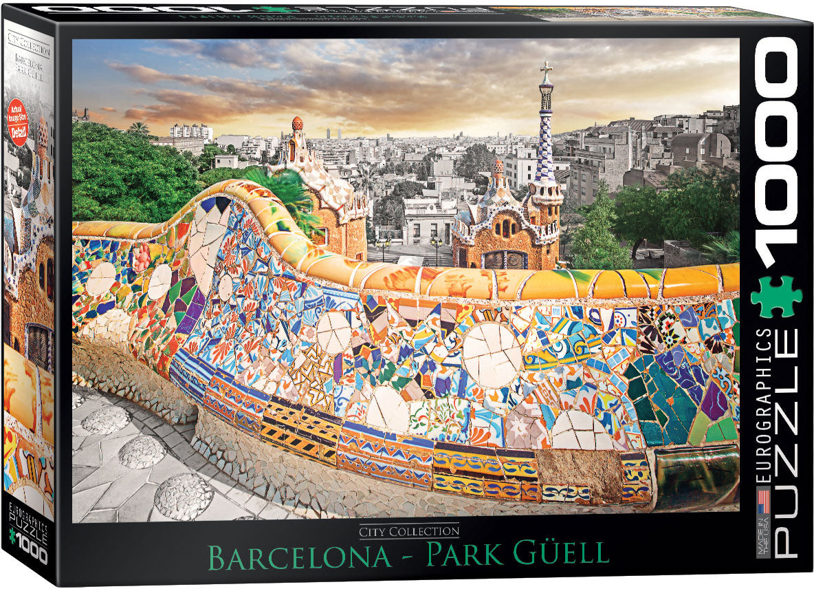 Puzzle: City Collection - Barcelona Park Güell