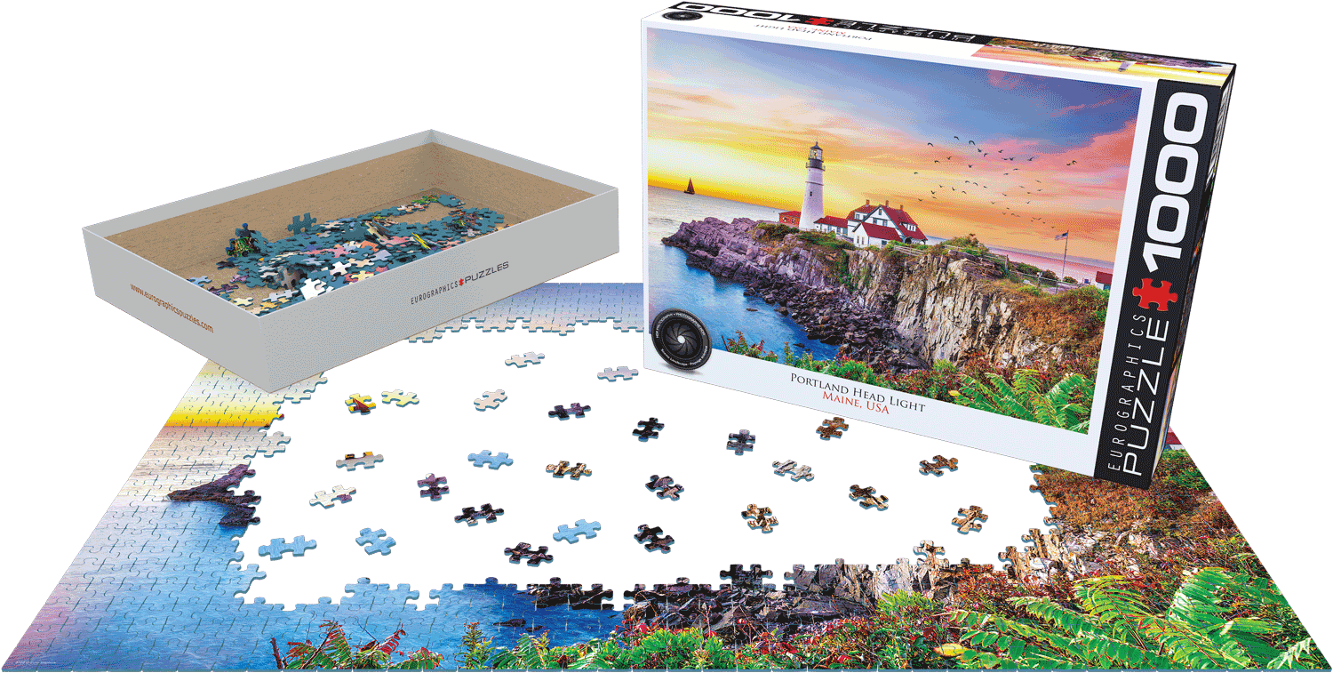Puzzle: HDR Photography - Maine Lighthouse