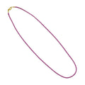 Fuchsia Purple String necklace, FH241