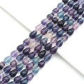 Genuine Fluorite Smooth Teardrop Beads, 10x13mm, Sku#U1569