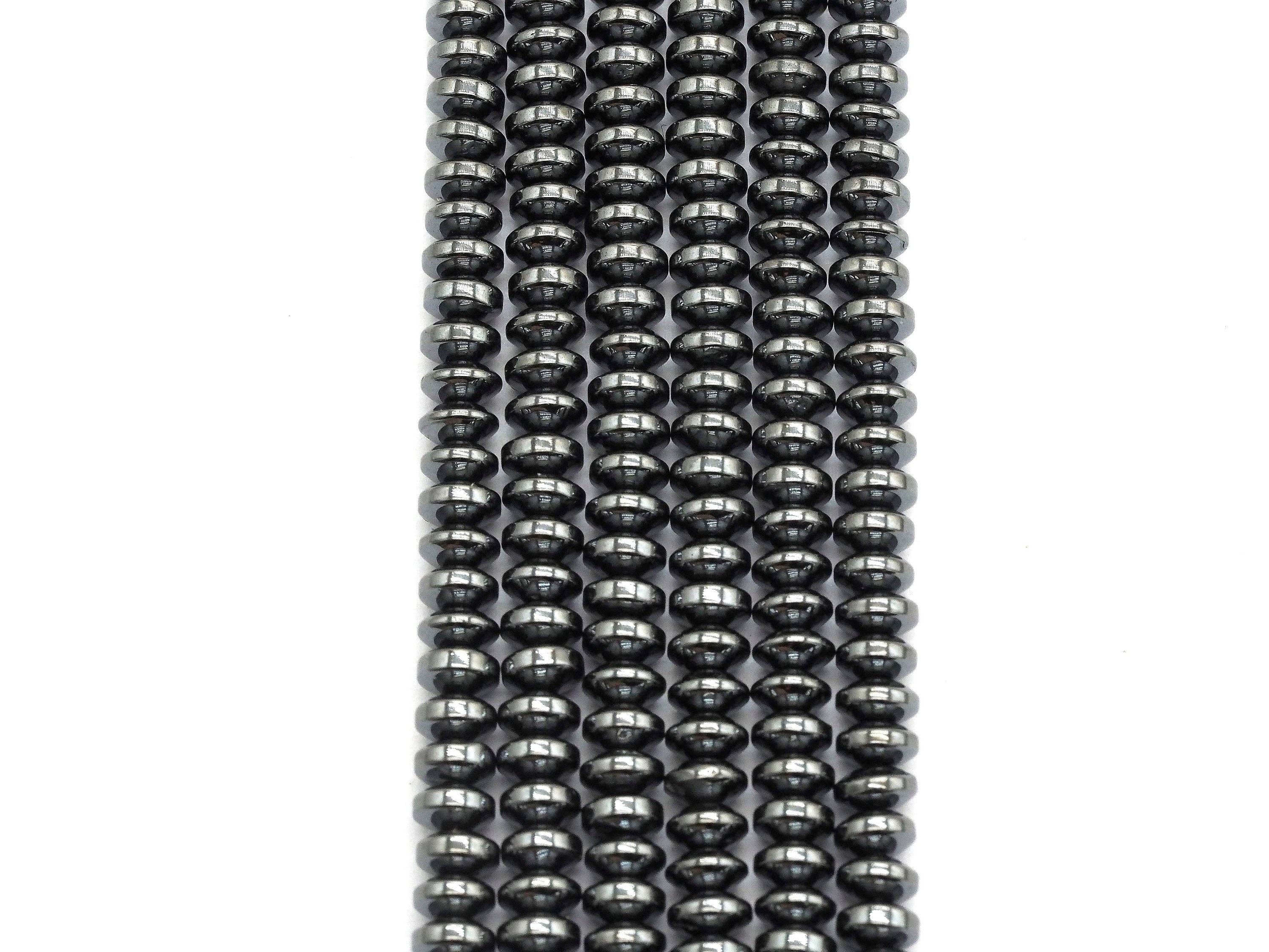 High Quality Natural Dark Gray/Black Hematite, Sku#S121