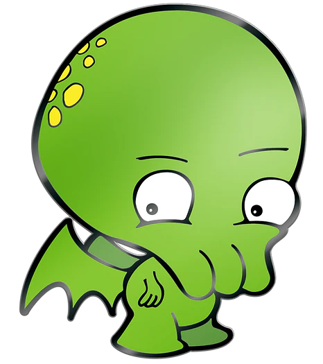 Set de pins émaillés à collectionner Mon petit Cthulhu