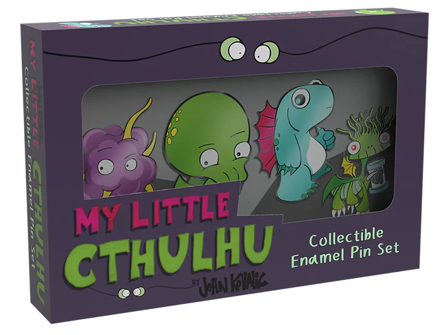 Set de pins émaillés à collectionner Mon petit Cthulhu