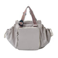Nylon Fabric Mommy Bag, Large Capacity, Portable, Single Shoulder Tote Bag For Travel