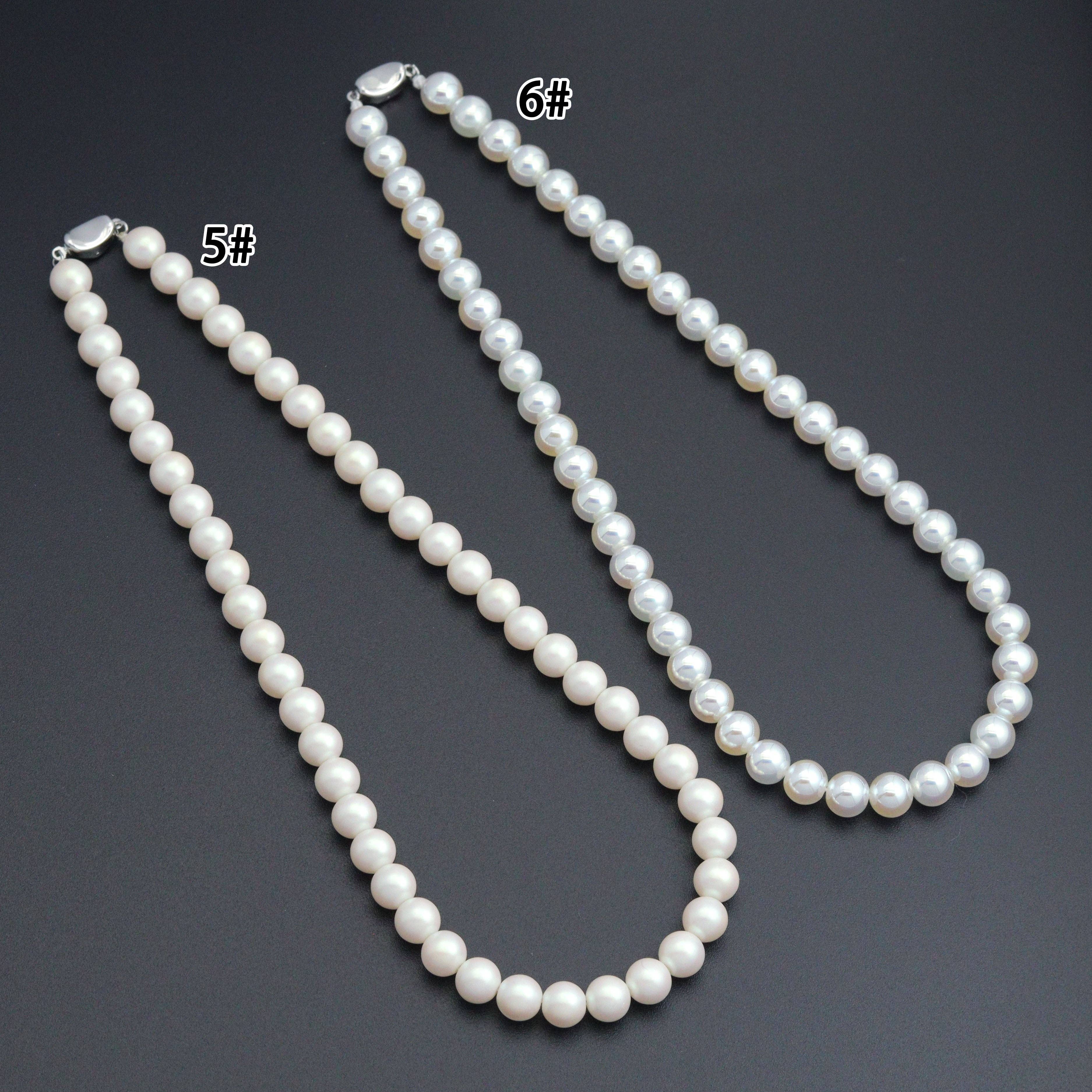 Pearl Adjustable Necklace,Sku#EF693