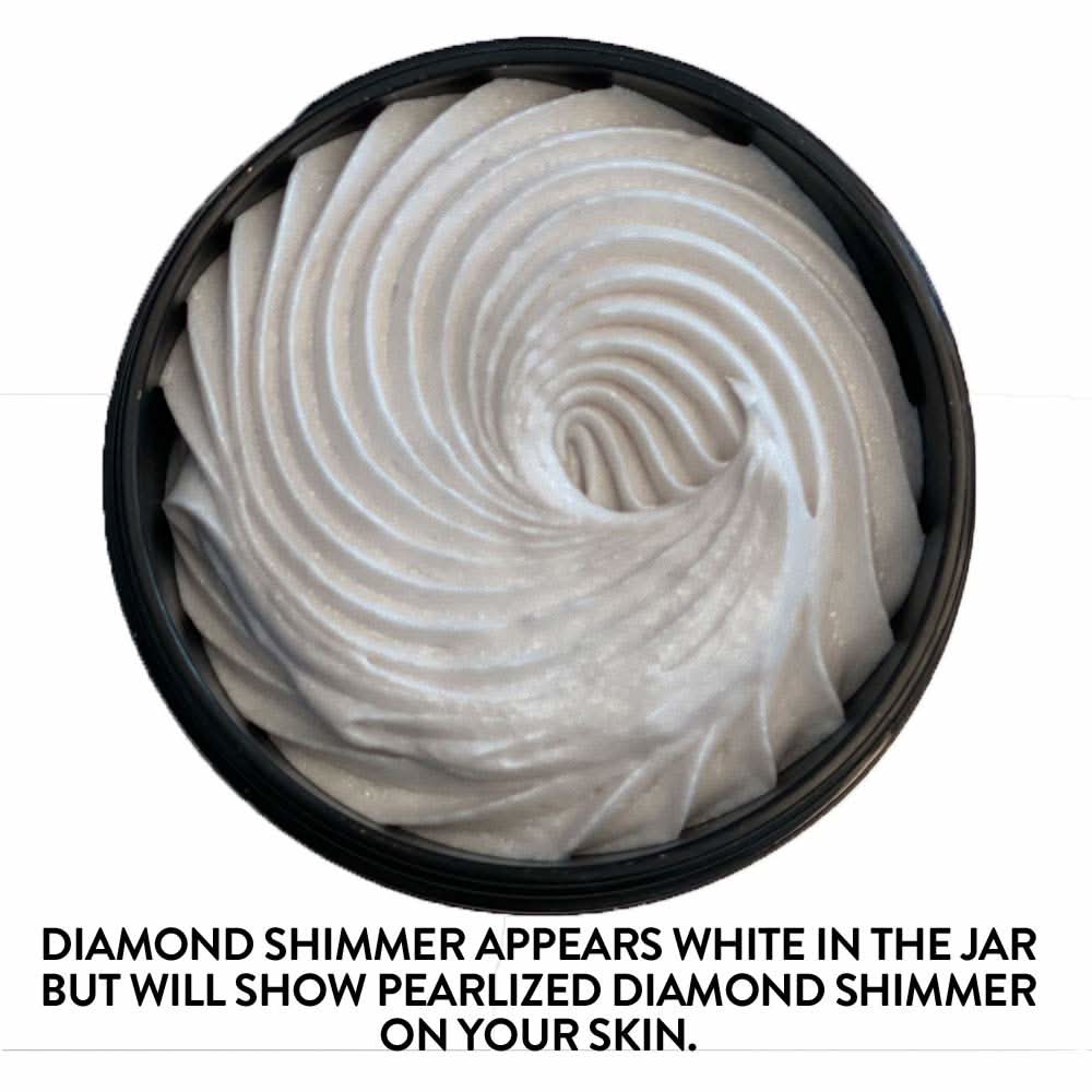 Glimmer Goddess Organic Shimmer Whipped Body Butter - Level 3 Super Gold 4 oz