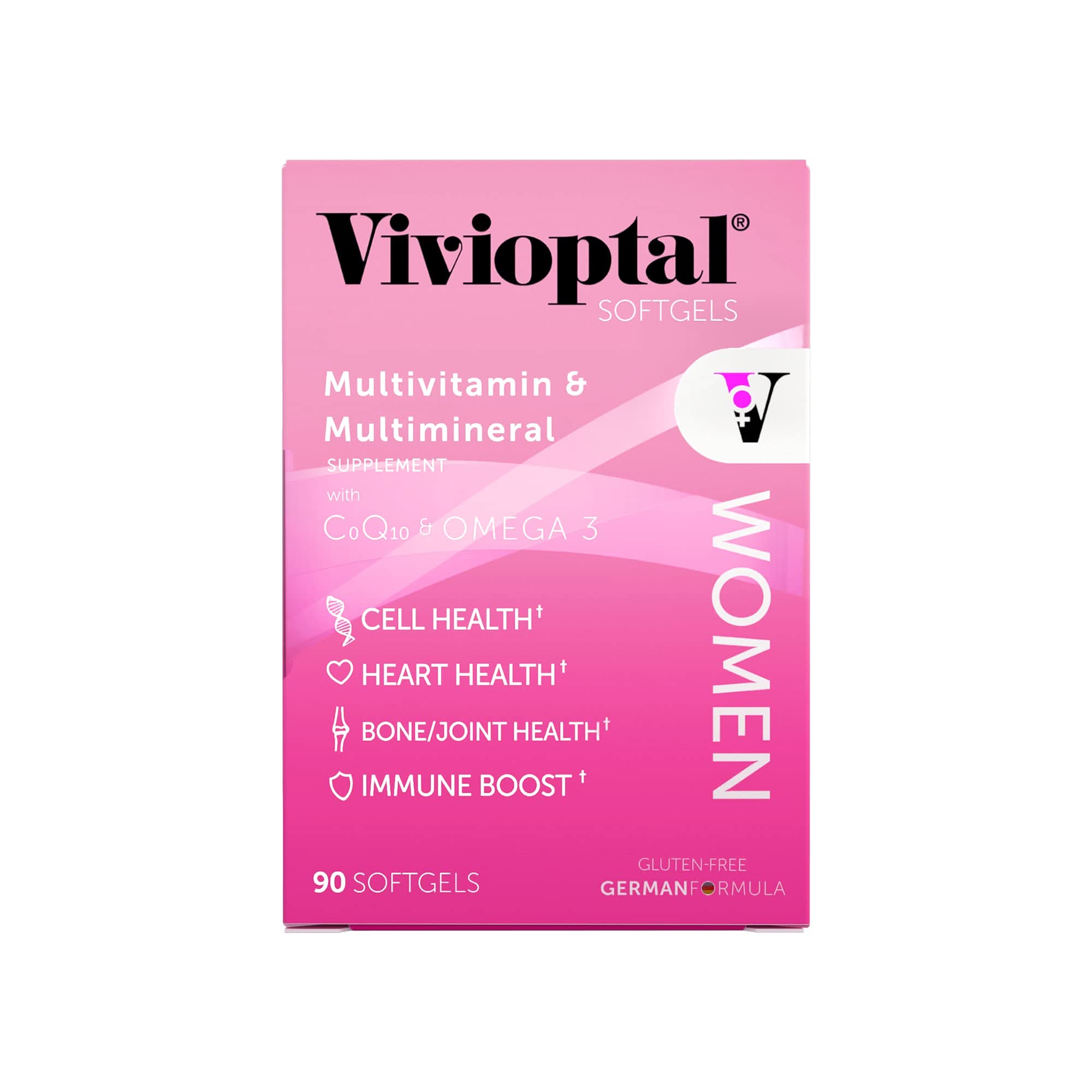 Vivioptal WOMEN  Multivitamin & Multimineral Supplement - 90 Softgels