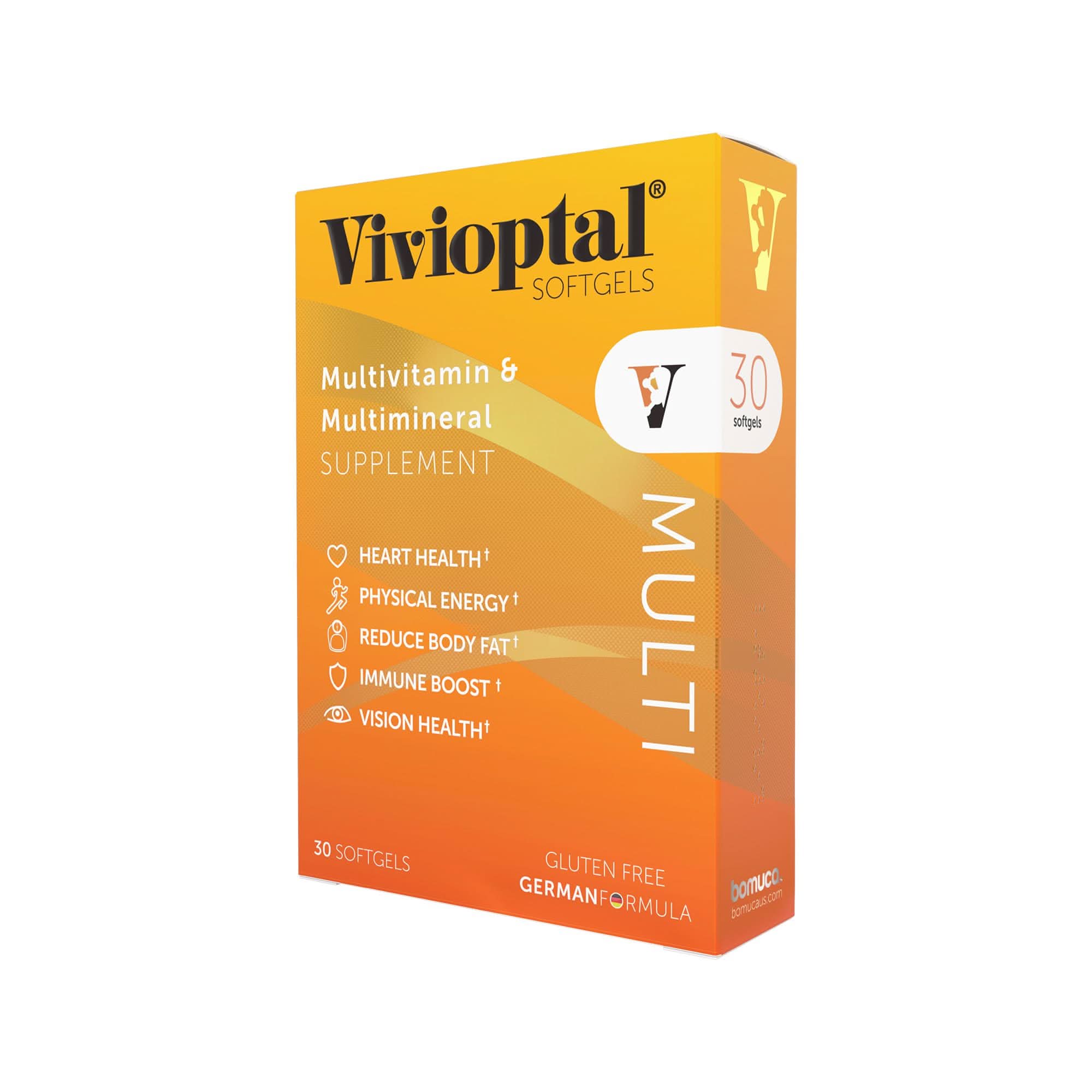 Vivioptal MULTI  Multivitamin & Multimineral Supplement 30 Softgels
