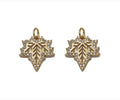 CZ Maple Leaf Shape Charm, Sku#Z1446