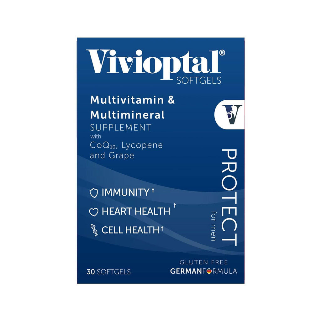 Vivioptal for Men, 30 Softgels + Vivioptal Women, 30 Softgels, Multivitamin & Multimineral, Gluten Free, German Formula