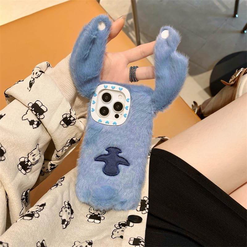 Plush Hand Ear Apple Phone Case