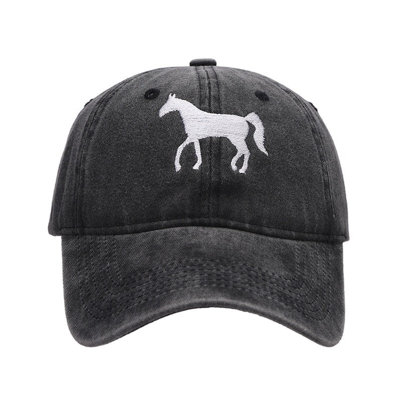 Casquette de baseball de cow-girl vieillie "Horsing Around"