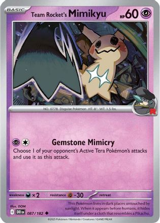 Team Rocket's Mimikyu 087 - SV10 Destined Rivals