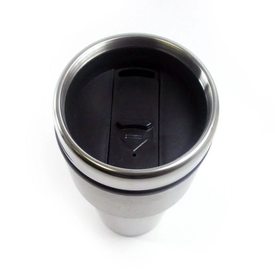 Lot de 2 : Tasses de voyage isothermes en acier inoxydable de 473 ml