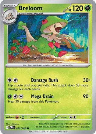 Breloom 006 - SV10 Destined Rivals