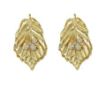 CZ Bee On Leaf Charm, Sku#LX31