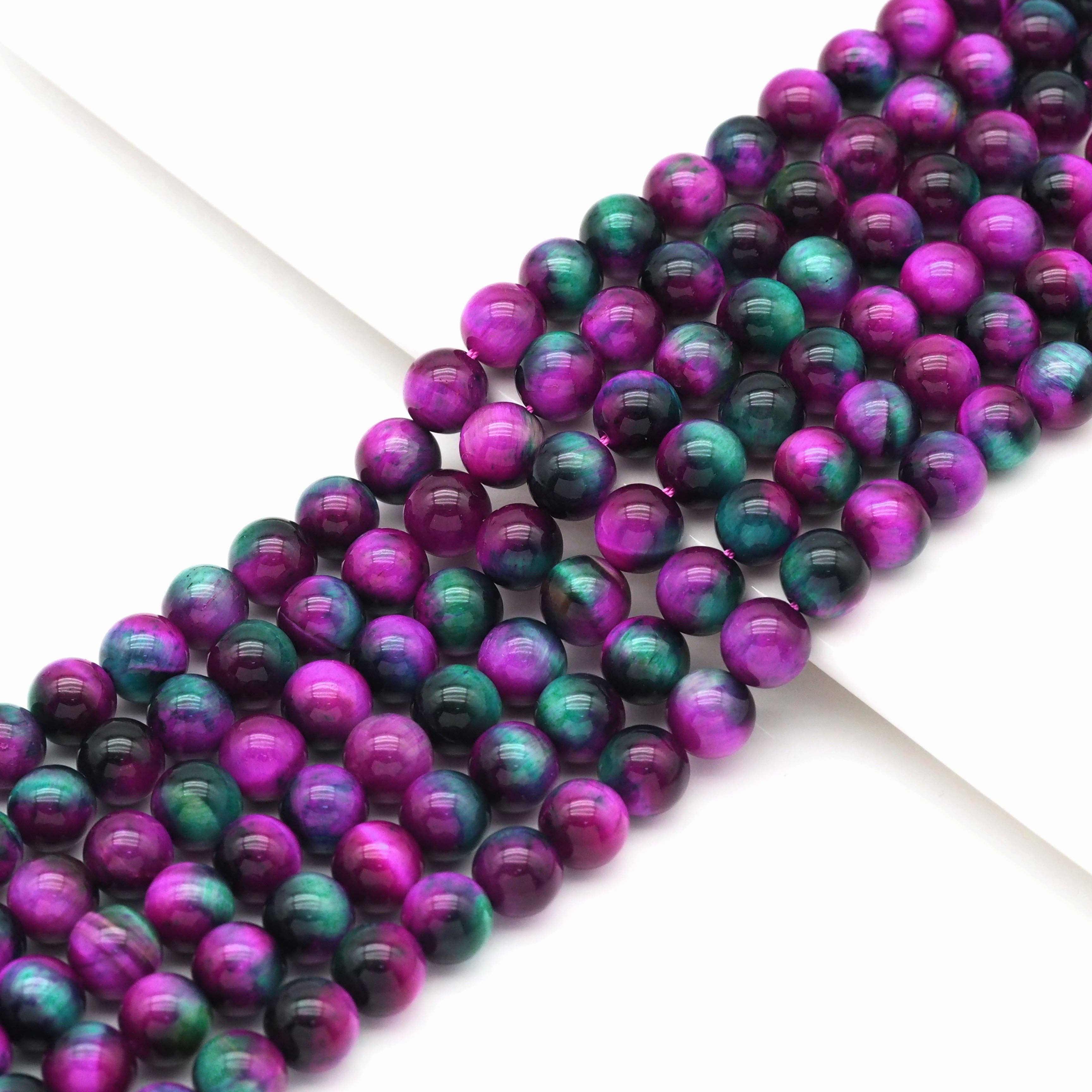 Exclusive!!! Top Quality Fuchsia Green Tiger Eye, Sku#UA308