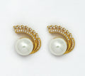 CZ Pearl Peacock Pendant Charm, Sku#ZX76