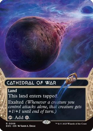 Cathedral of War (0006) (Borderless) (EOS-006) - Edge of Eternities: Stellar Sights