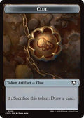 Clue // Beast (0005) Double-Sided Token (EOC-10 // 5) - Commander: Edge of Eternities Foil