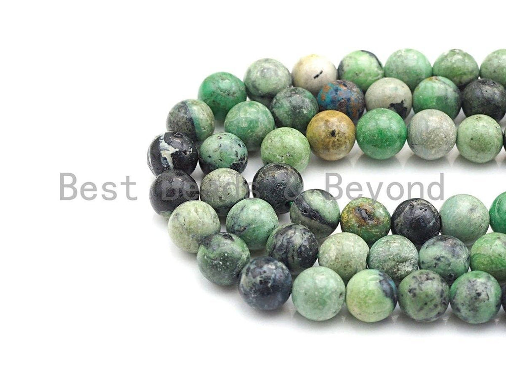 High Quality Natural Turquoise Beads, 6mm/8mm/10mm/12mm/14mm Round Smooth Turquosie Beads, 15.5" Full Strand, Sku#U773