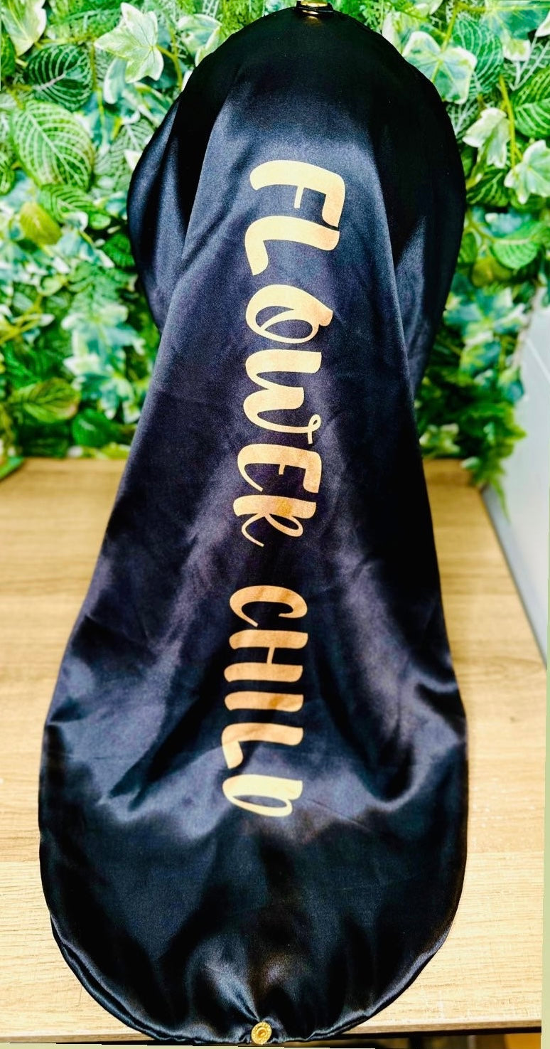 Bonnet en satin pour locs/tresses