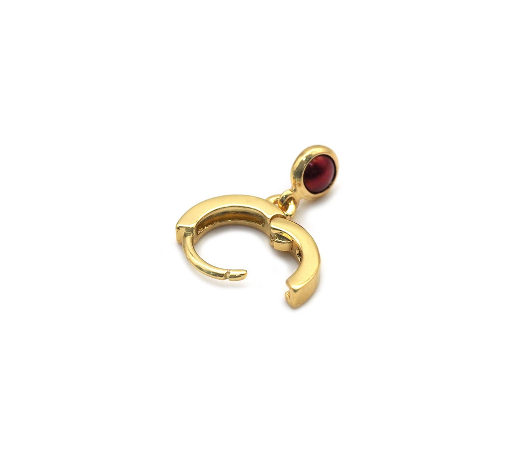 Cute Pearl Hoop Earring, Minimal earrings,sku#Y761