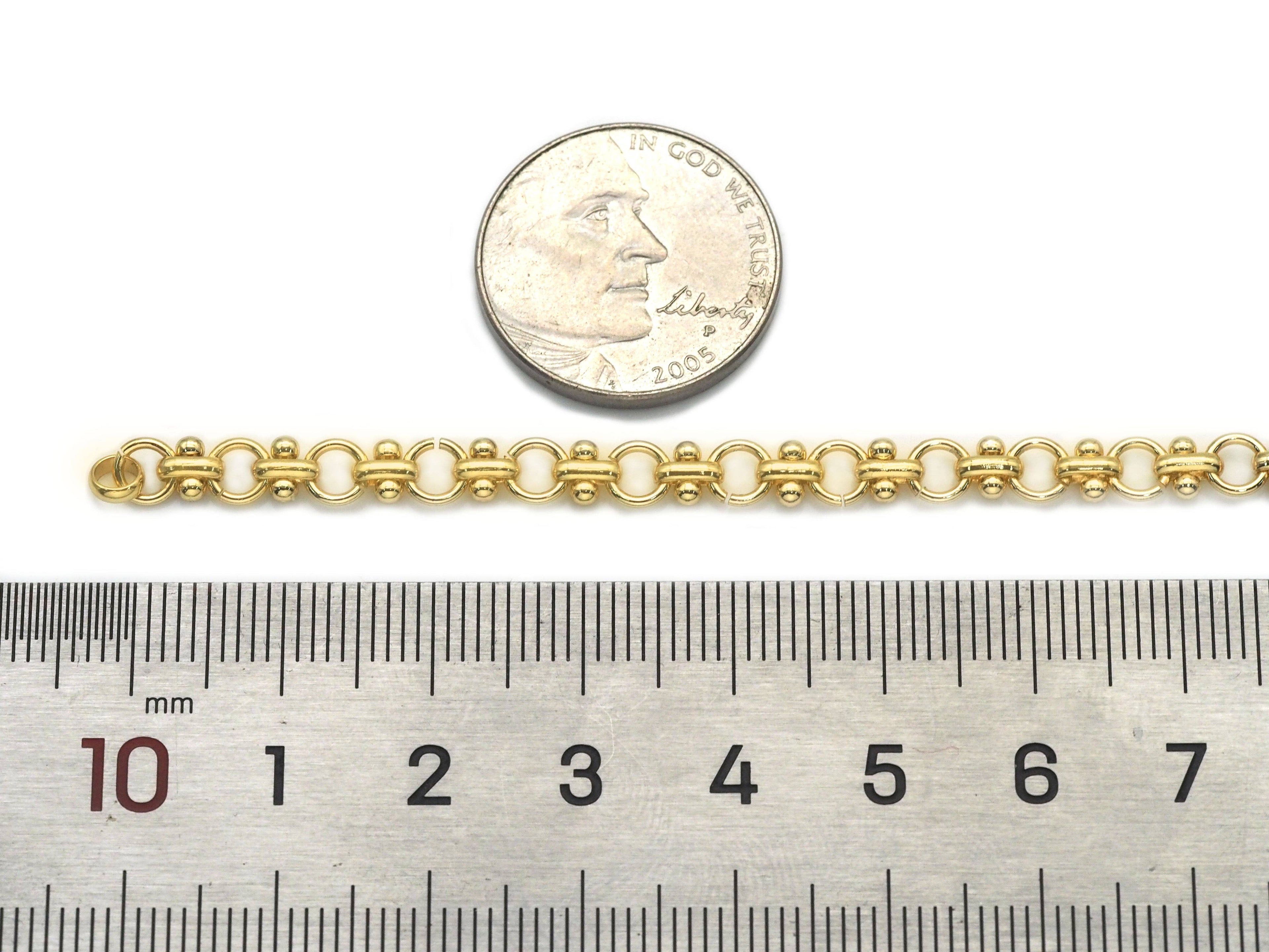 Quality Round T ball Chain by Yard, sku#LS30