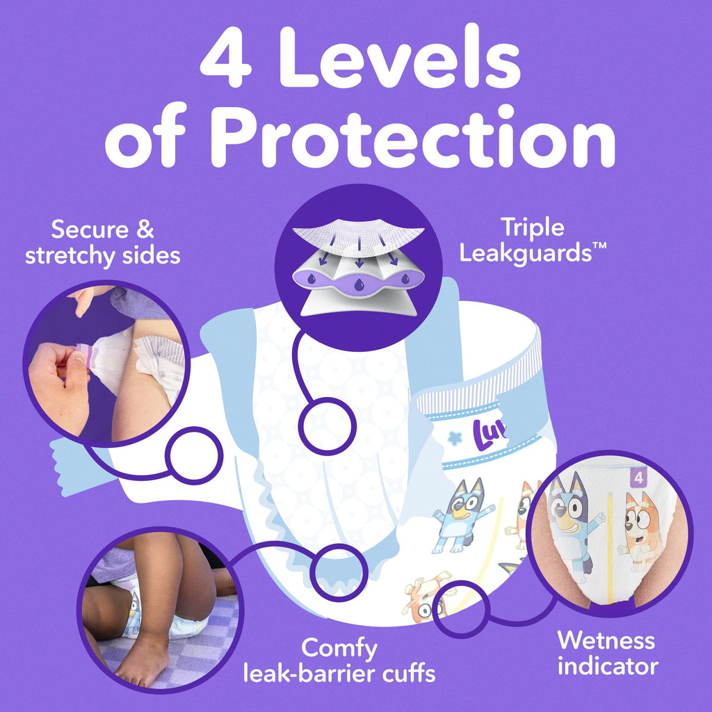 Luvs Platinum Protection Baby Diapers Size 2, 264 Count