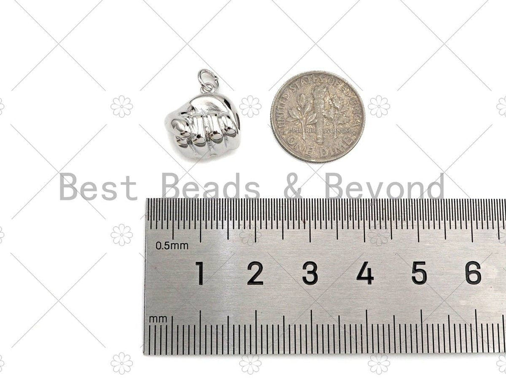Power Fist Shape Pendant/Charm,Power Fist Charm, Sku#L429