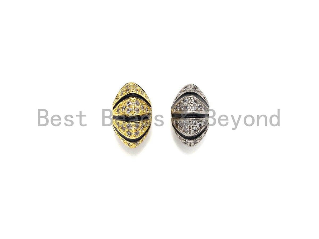 CZ Pave Saucer Shape Spacer, Men's Jewerly Findings, sku#Z930