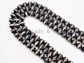 Dzi Black One Line Faceted Black Round Faceted Agate beads, Tibetan Black Agate beads, 6mm/8mm/10mm/12mm, 15.5inch strand, SKU#U405