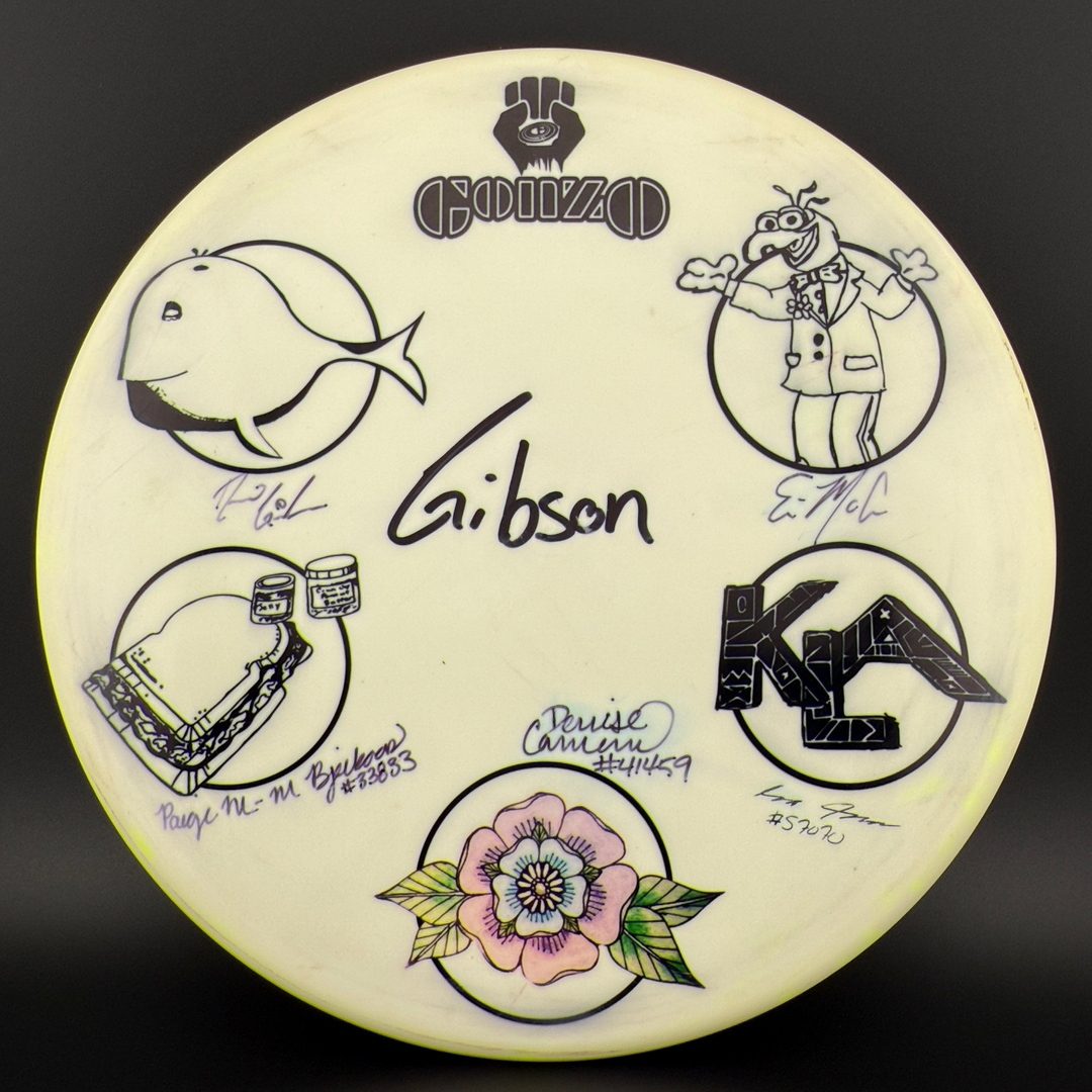 Fuzion Suspect - 2016 Glass Blown Open - Gonzo Multi-Stamp *Gibson Stash Used*