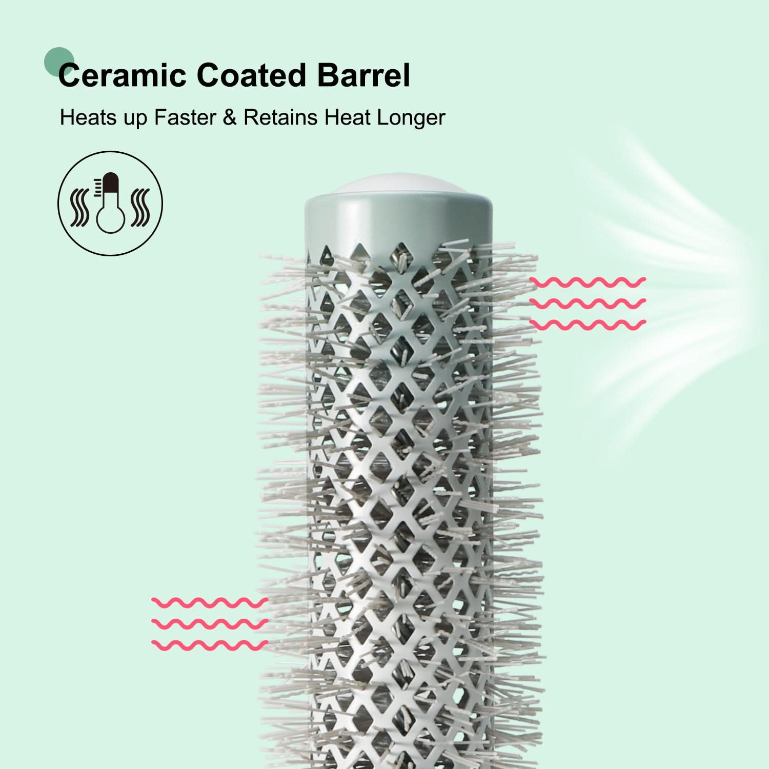 Eagle Fortress Professional Round Hair Brush 2.09in