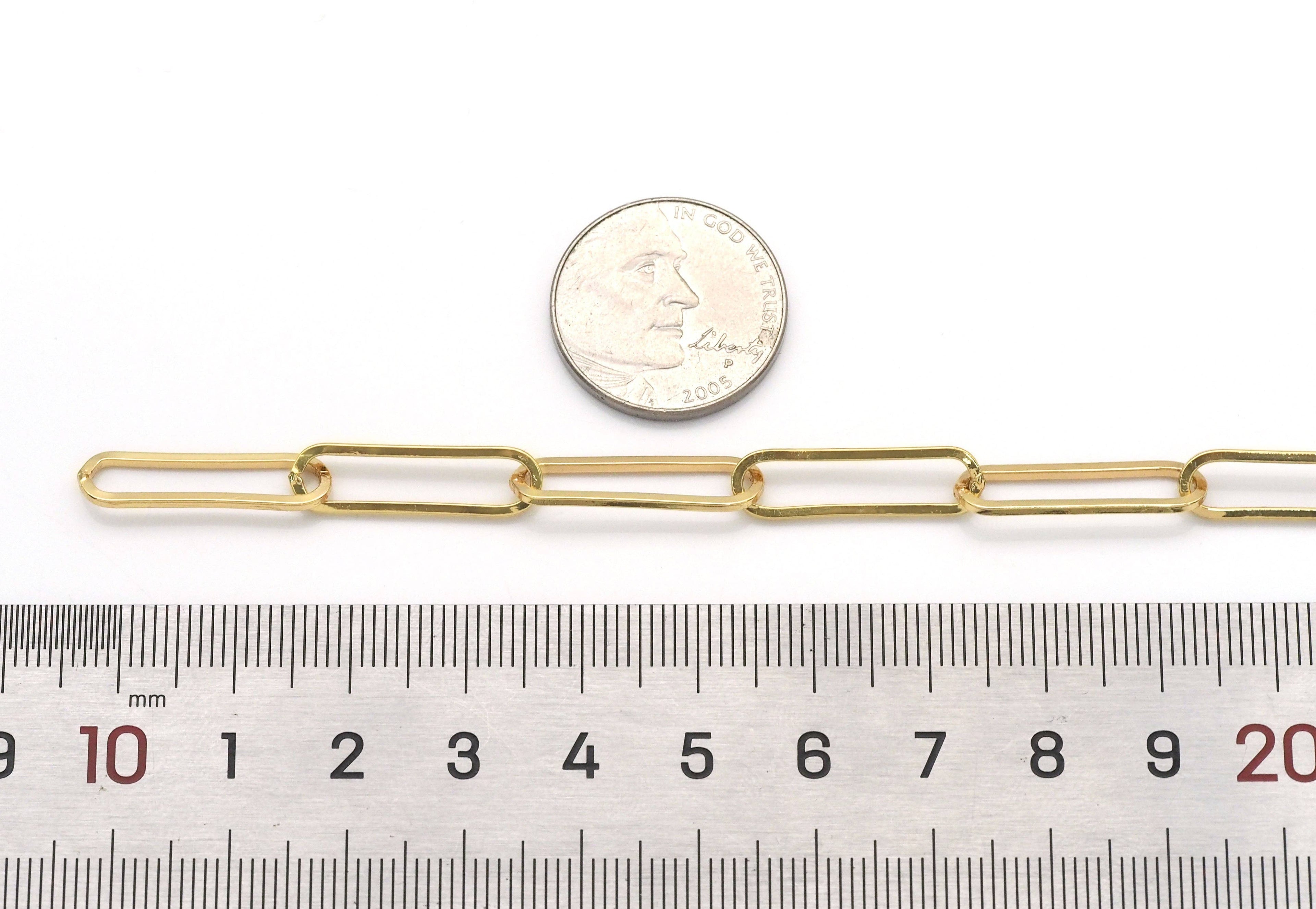 Long link Paperclip Chain Yard, sku#LS37