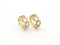 CZ String Open Hearts Ring, Sku#X220