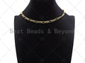 18 Flat Figaro Chain Necklace SKU#LD17