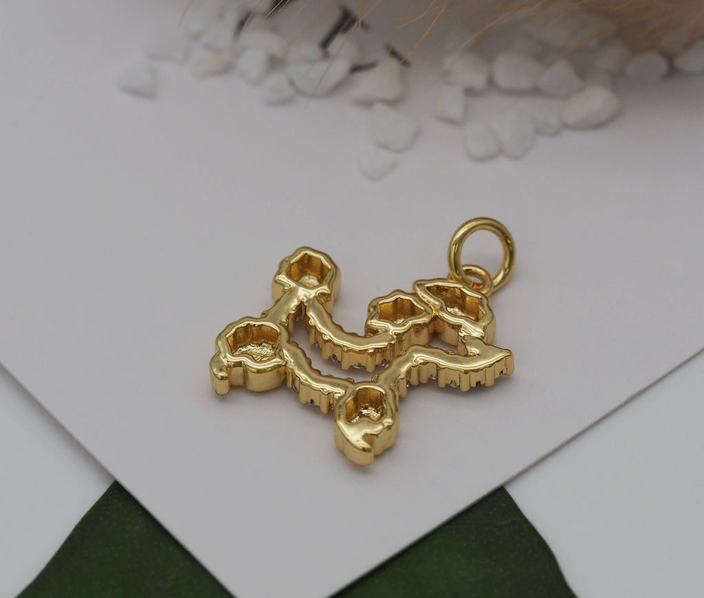CZ Puppy Charm, Sku#LD240