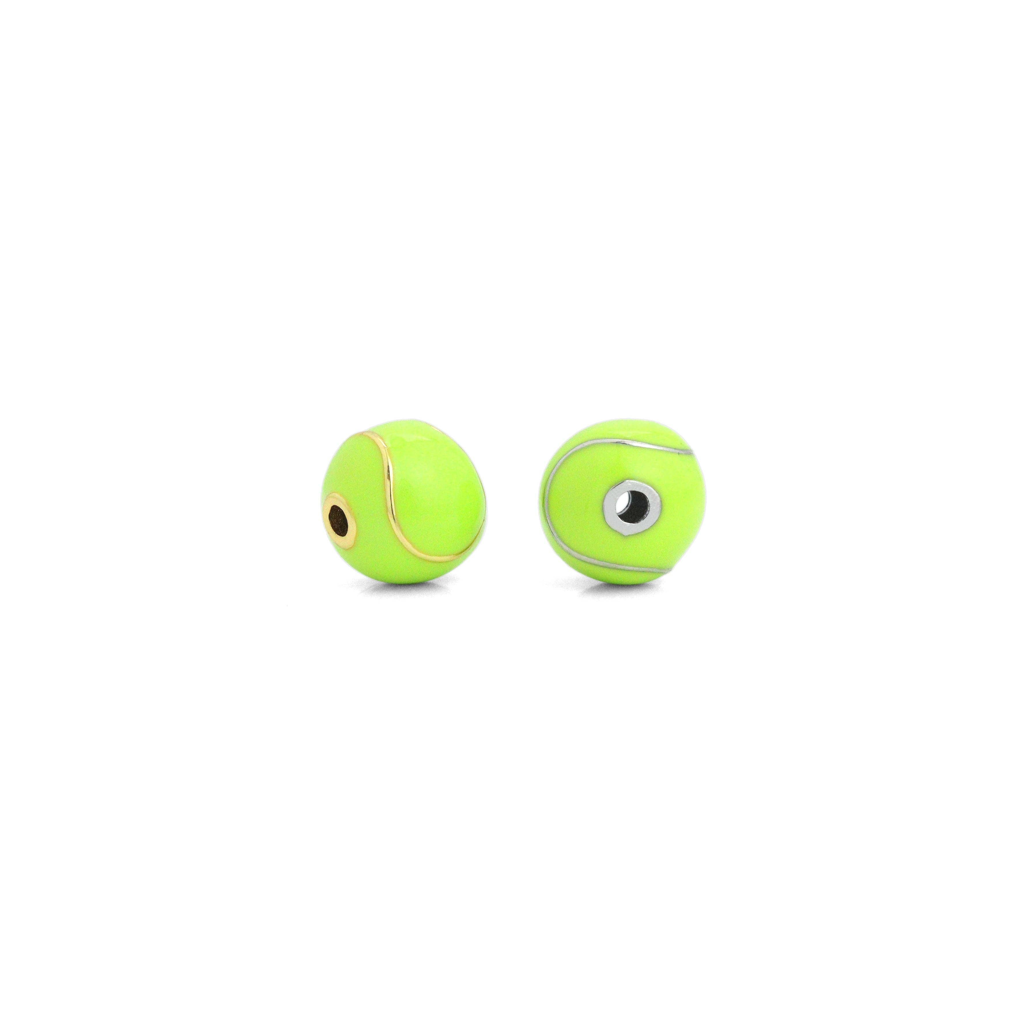 Tennis Ball Spacer Beads, Sku#LX820