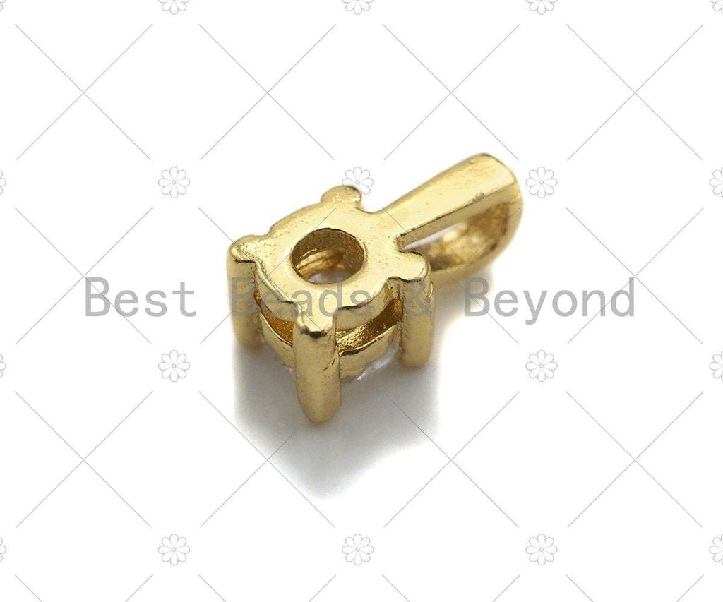 Round CZ Diamond Shape charm, sku#L446