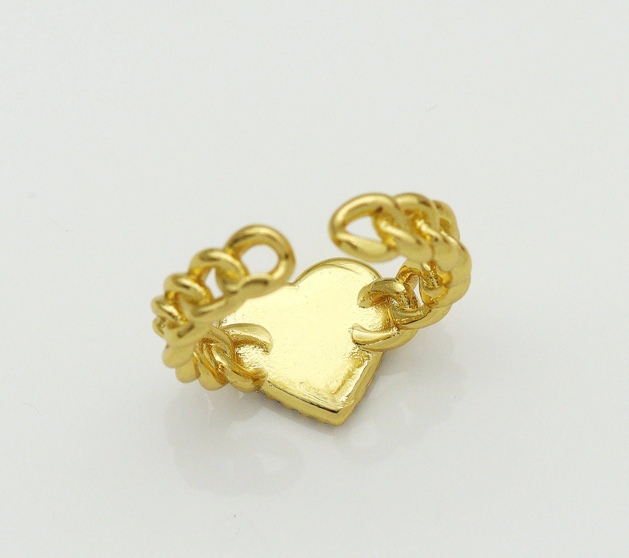 CZ Turquoise Adjustable Ring, Sku#O103