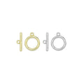 Gold Silver Large Toggle Clasp, Sku#ML76