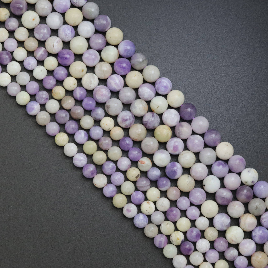 Genuine Purple Opal Round Smooth Beads, Sku#U1898